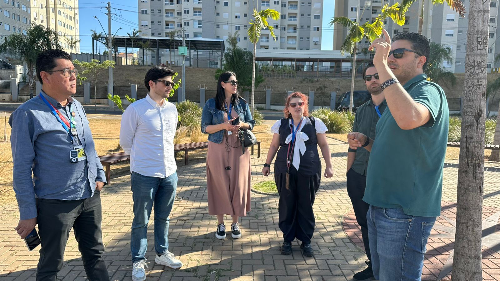 Divulgação Comitiva conhece o Parque Linear do Piçarrão, cujos estudos foram apoiados pela WRI