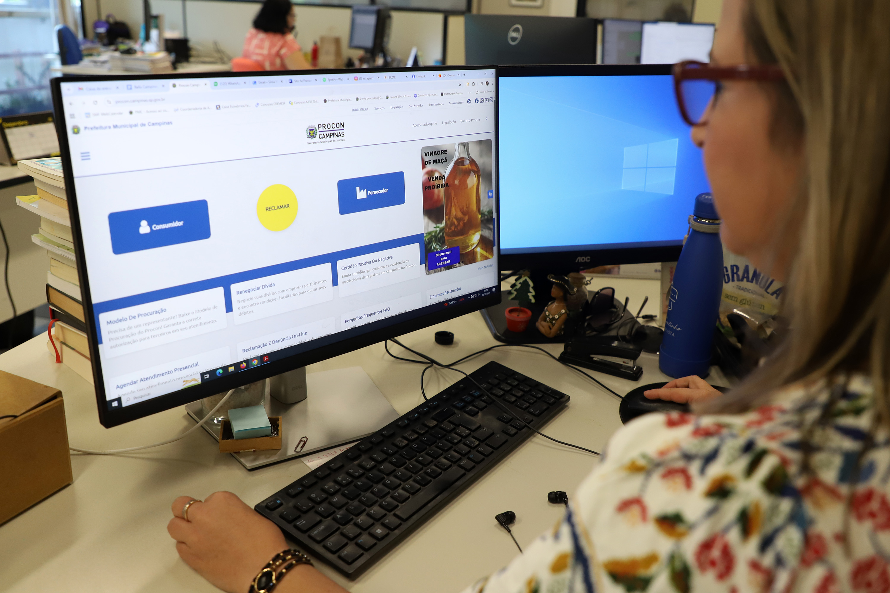 Novo desenho da página destaca os serviços mais procurados pelos cidadãos