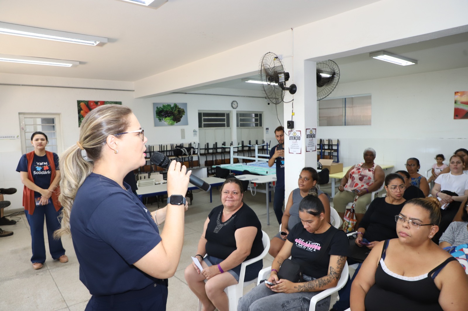 A secretária de Desenvolvimento e Assistência Social, Vandecleya Moro, fala sobre o projeto