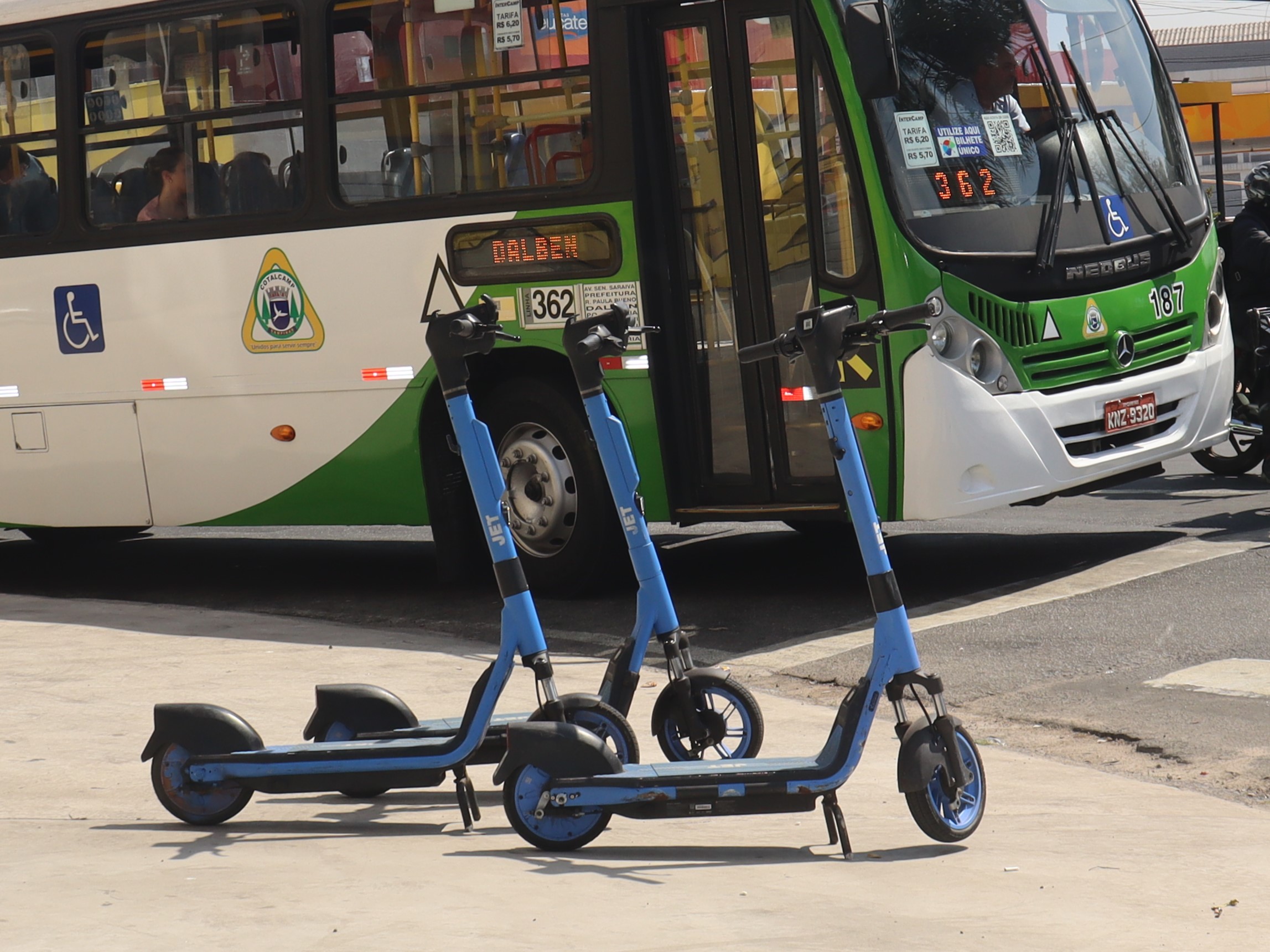 Os patinetes elétricos compartilhados que circulam em Campinas já atendem às normas