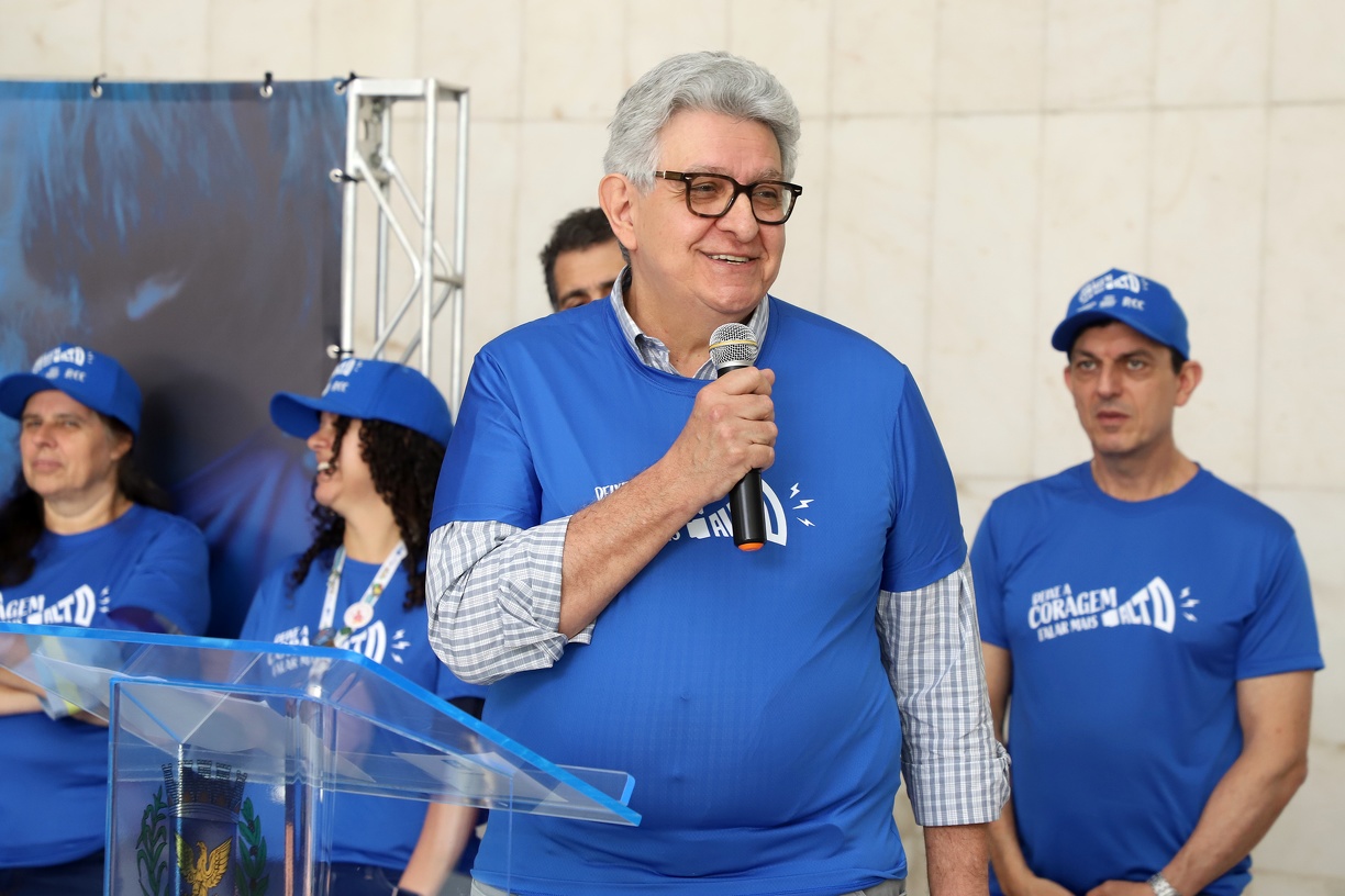 O presidente da Rede Mário Gatti, Sérgio Bisogni, representou o prefeito Dário Saadi