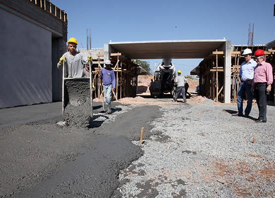 Construção da creche da Gleba B