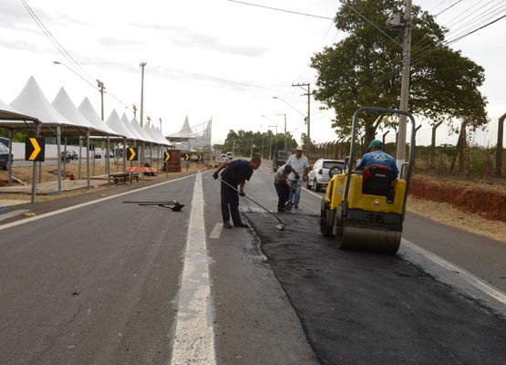 Pavimentação é melhorada