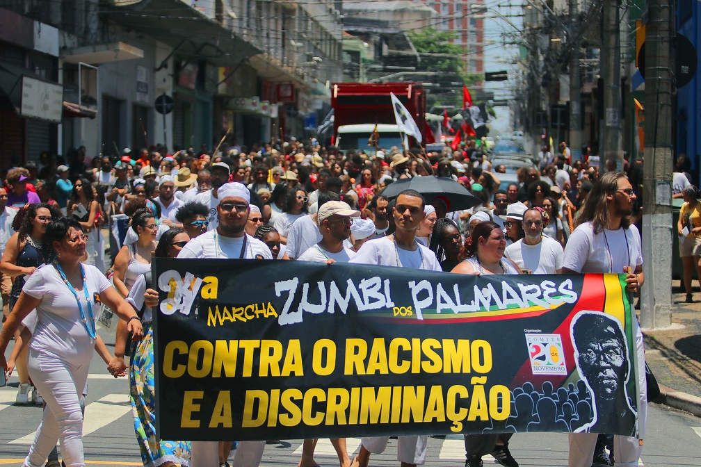 Na foto, a marcha do ano passado; este ano, o tema será “Por reparação e pelo bem viver”