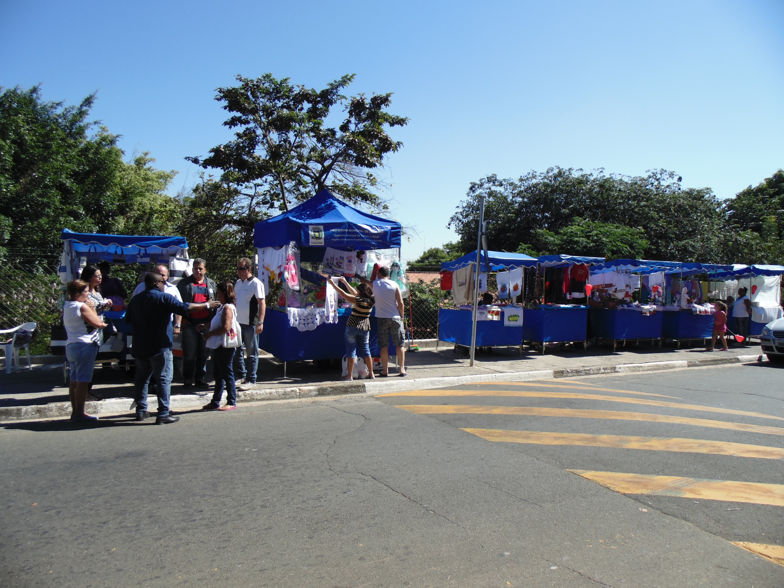 Feira do programa Economia Slidária