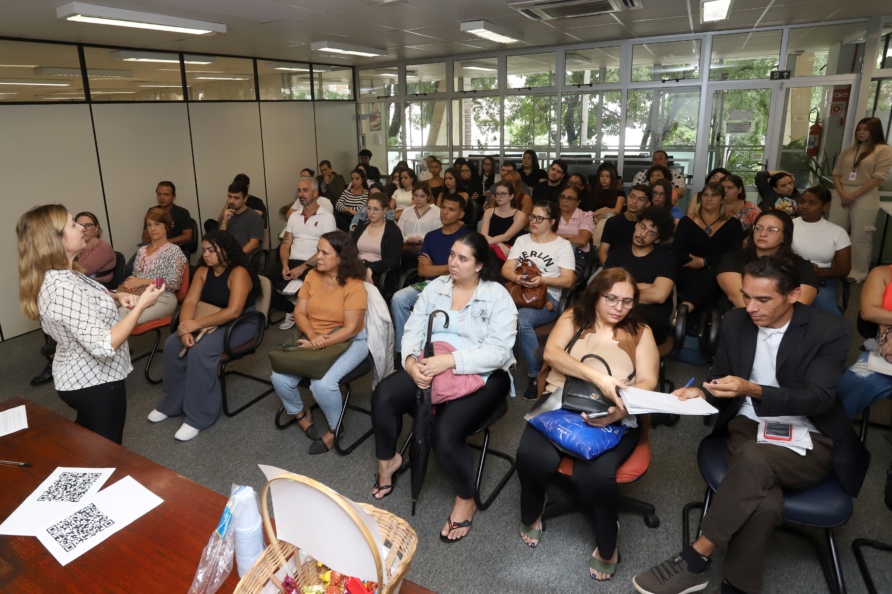 Encontro é obrigatório e acontece sempre no primeiro dia de estágio 