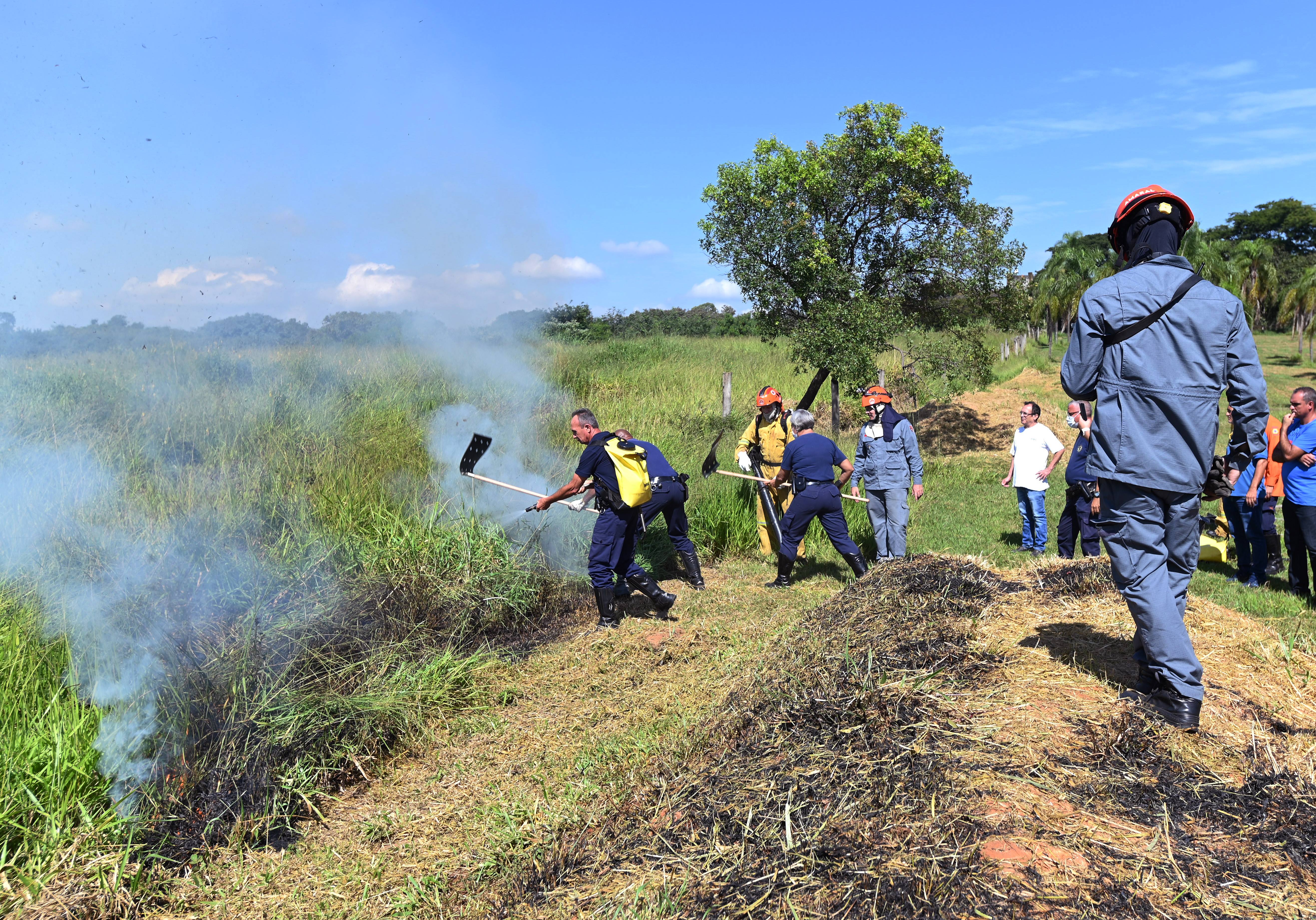 Entre as ações previstas na Operação Estiagem está a prevenção a focos de incêndios em área de cobertura vegetal