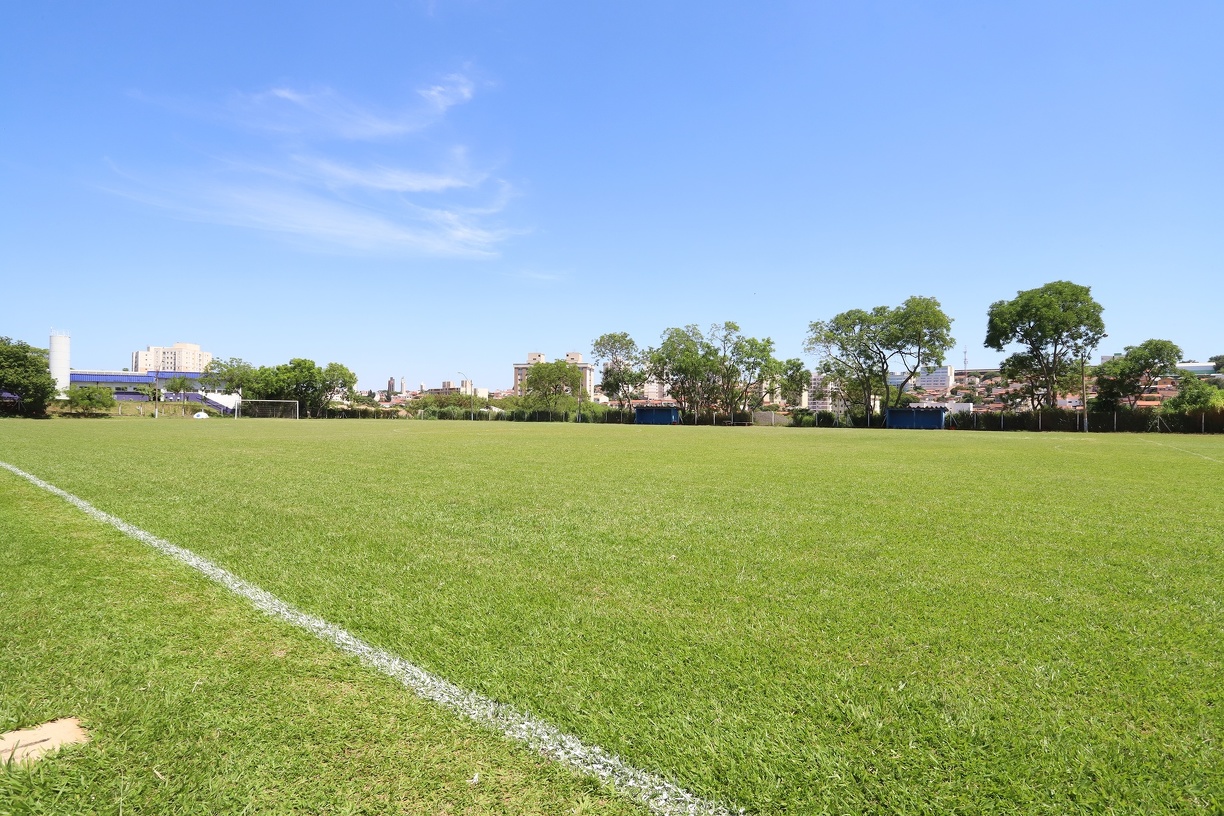 Os campos onde são disputados os jogos estão bem cuidados, esperando pelo grande campeão de 2025
