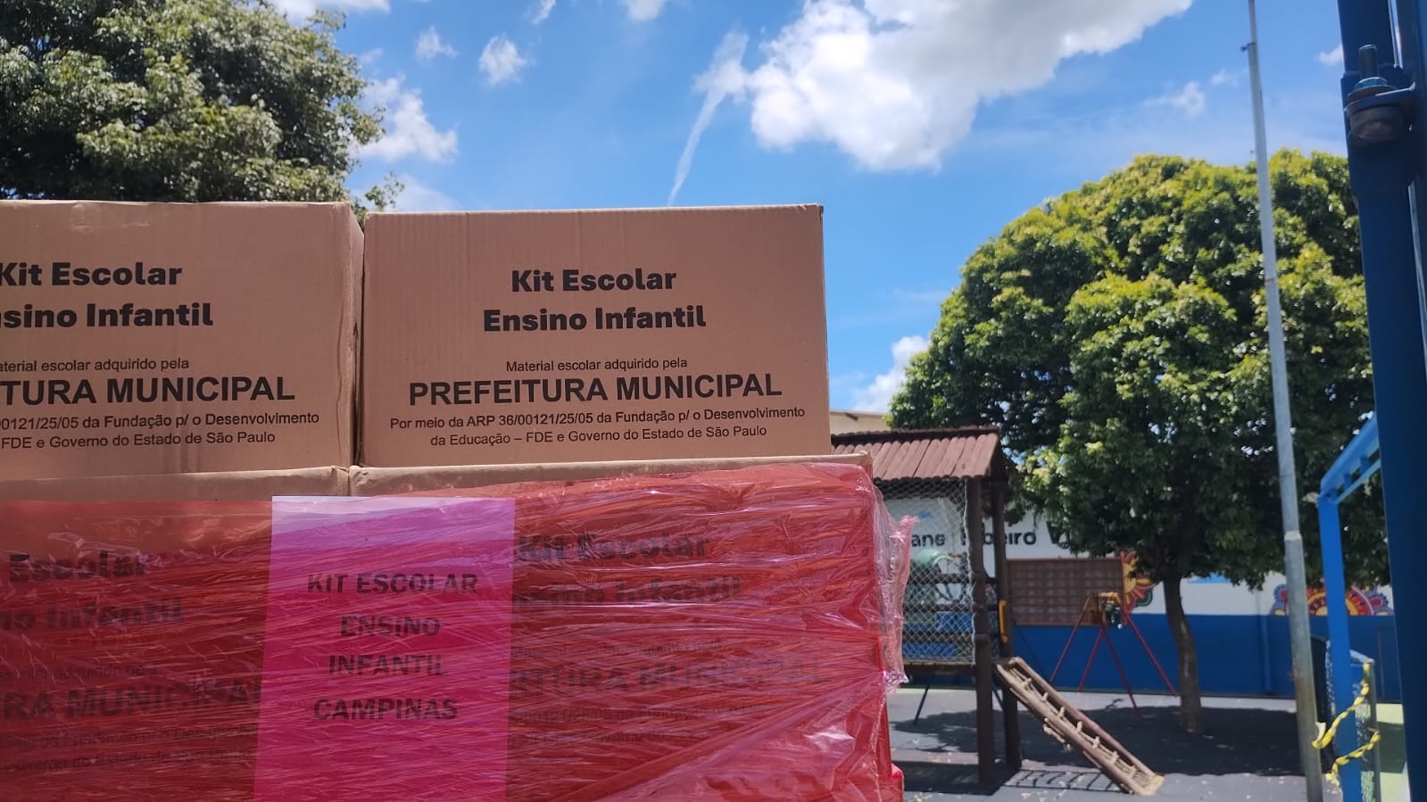 Kits de materiais já foram entregues às escolas municipais de Campinas