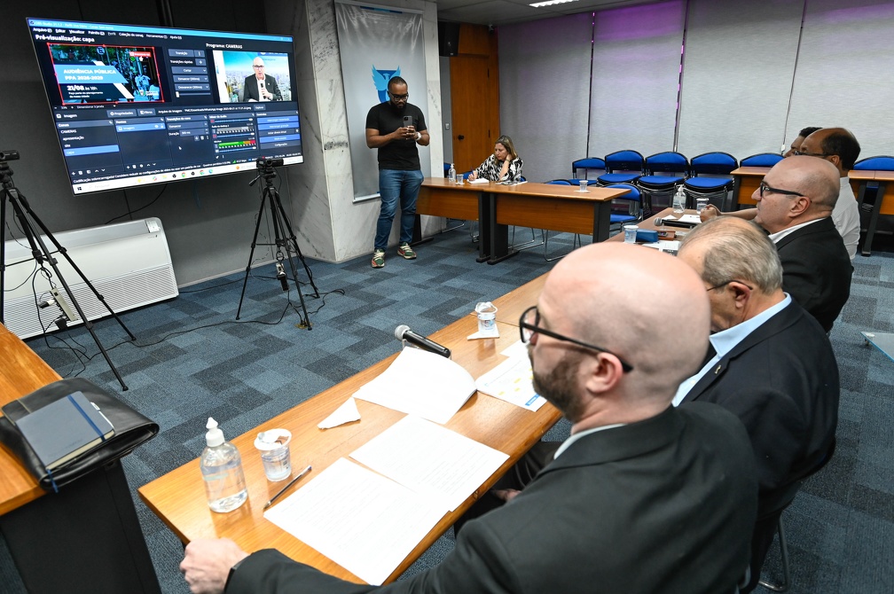 Rogério Capela/PMC Audiência Pública virtual aconteceu na Sala Azul no mês de agosto