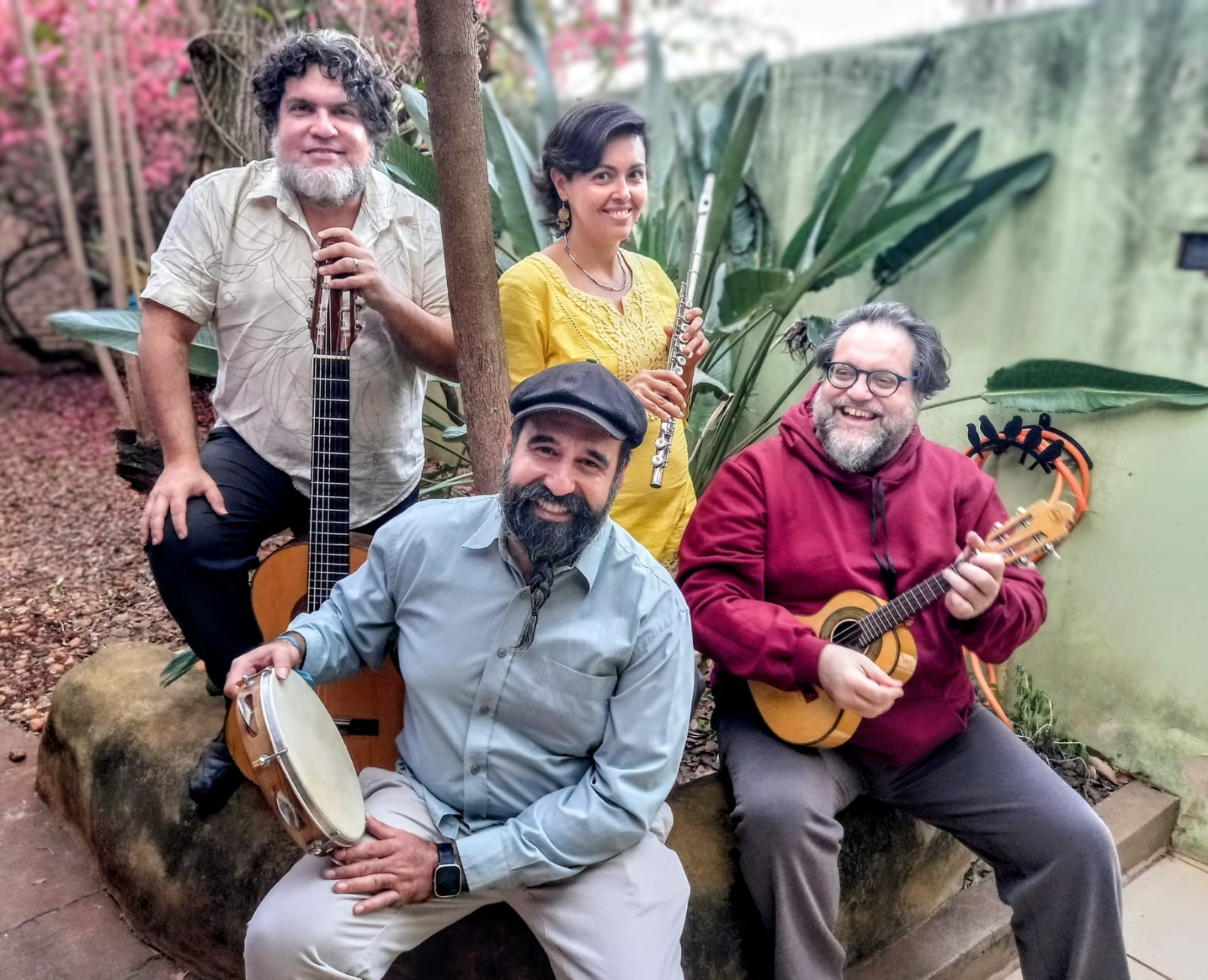 Divulgação/Leo Pelegrin Quarteto de Cordas Vocais