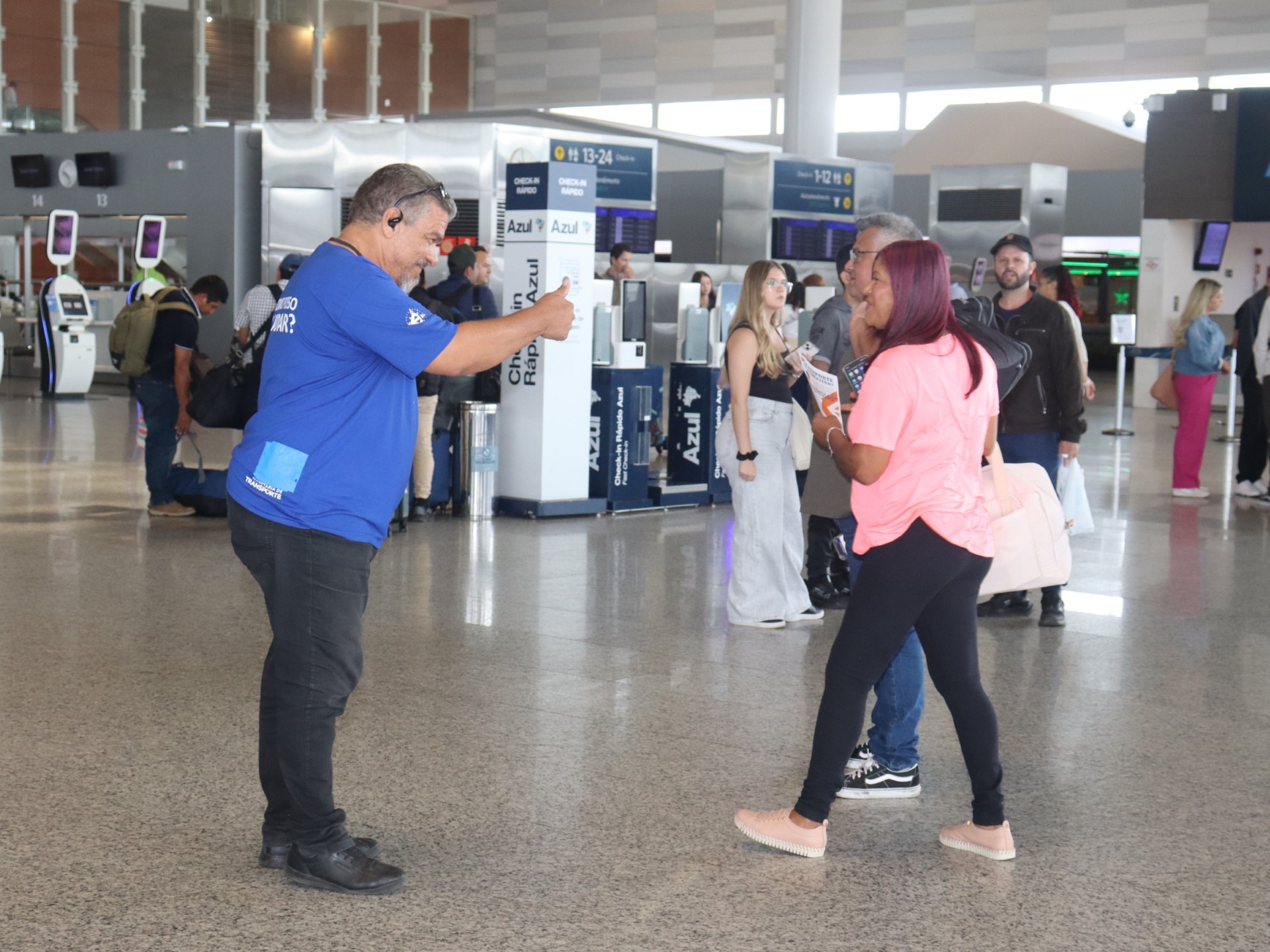 Passageiros puderam tirar dúvidas sobre serviços de trânsito e transporte de Campinas