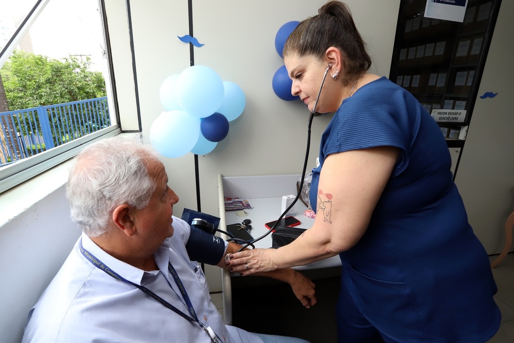 A equipe do hospital aderiu e fez uma checagem da saúde