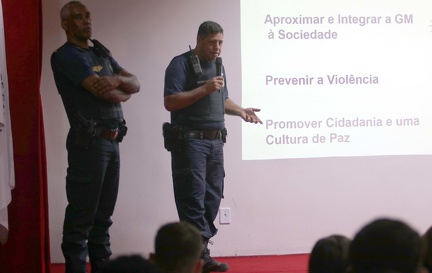 Uma das principais vertentes do trabalho da Guarda Municipal é ficar próxima da comunidade