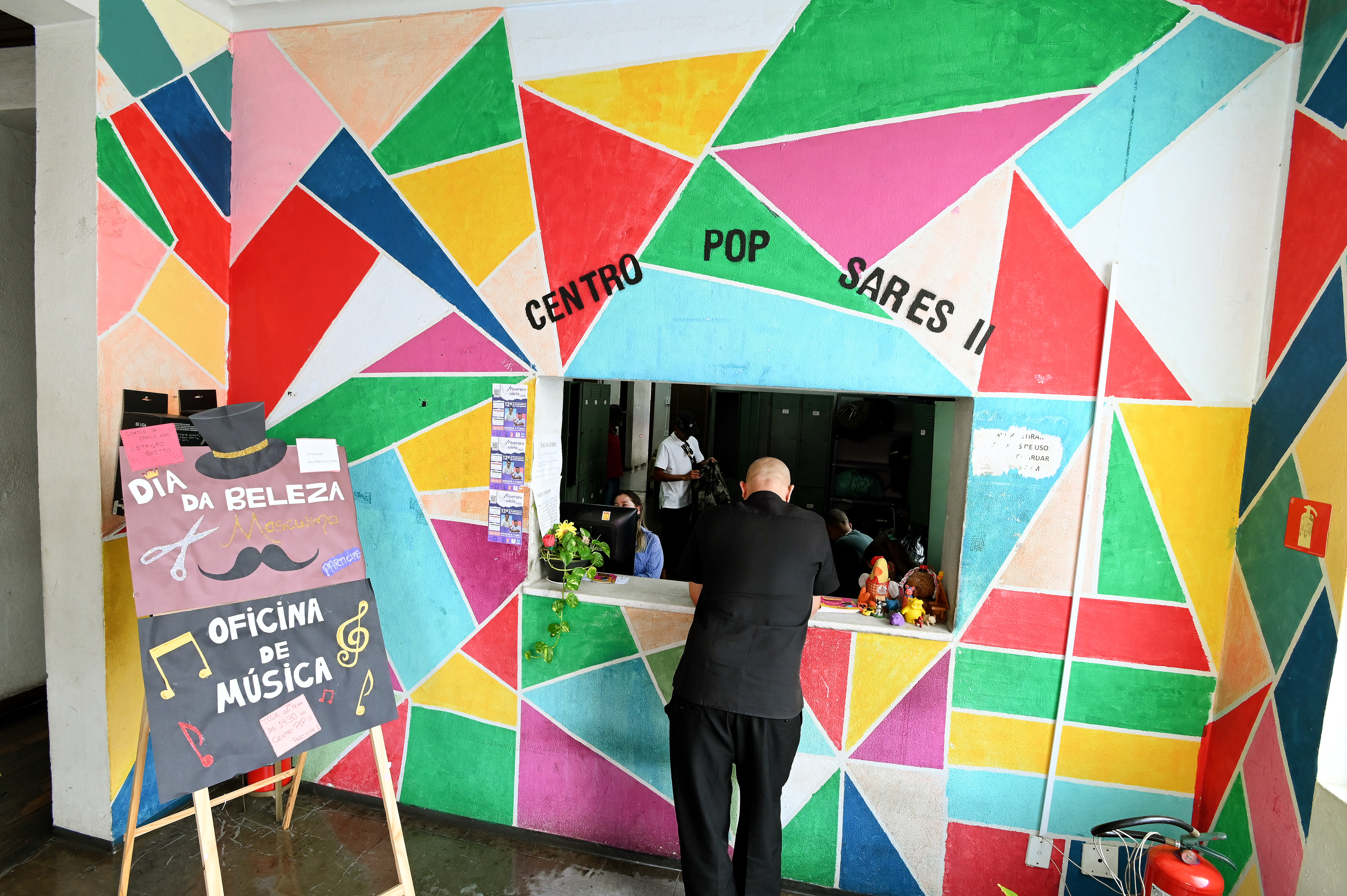 Entrada do Centro POP Sares II