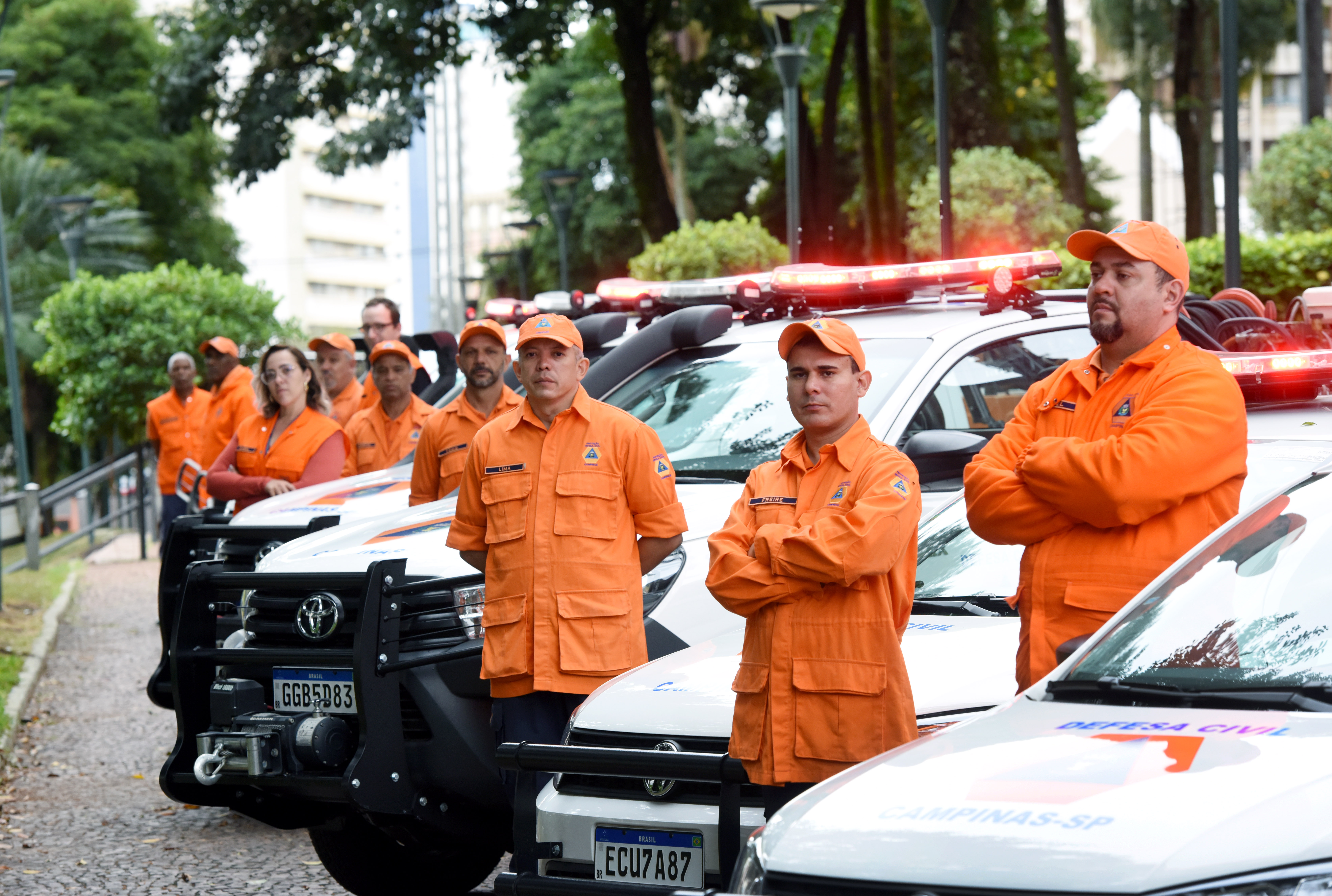 Novos agentes vão reforçar as equipes da Defesa Civil de Campinas