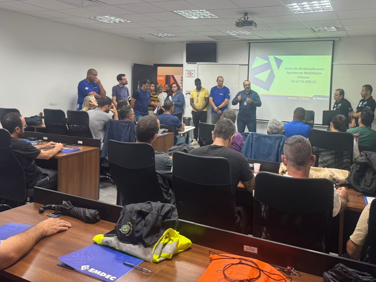 Divulgação/Emdec Aula inaugural contou com a participação de líderes operacionais e guardas municipais