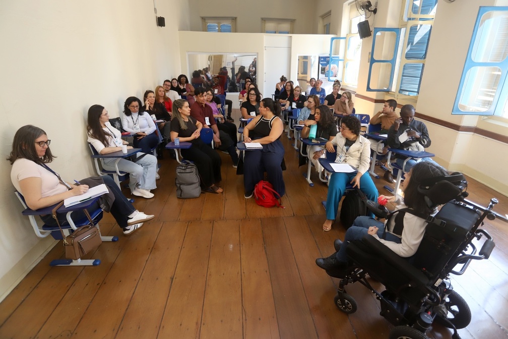 Participaram do evento 110 pessoas, sendo 40 delas com algum tipo de deficiência