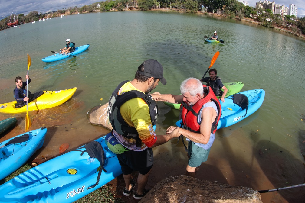 Rogério Capela/PMC A Canoagem Inclusiva foi outro destaque do evento e um dos grandes símbolos da diversidade da Virada