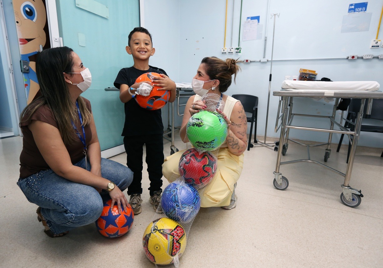 As ações começam nesta quinta, dia 20 de novembro, com a arrecadação de brinquedos para as crianças internadas nas unidades hospitalares da RMG