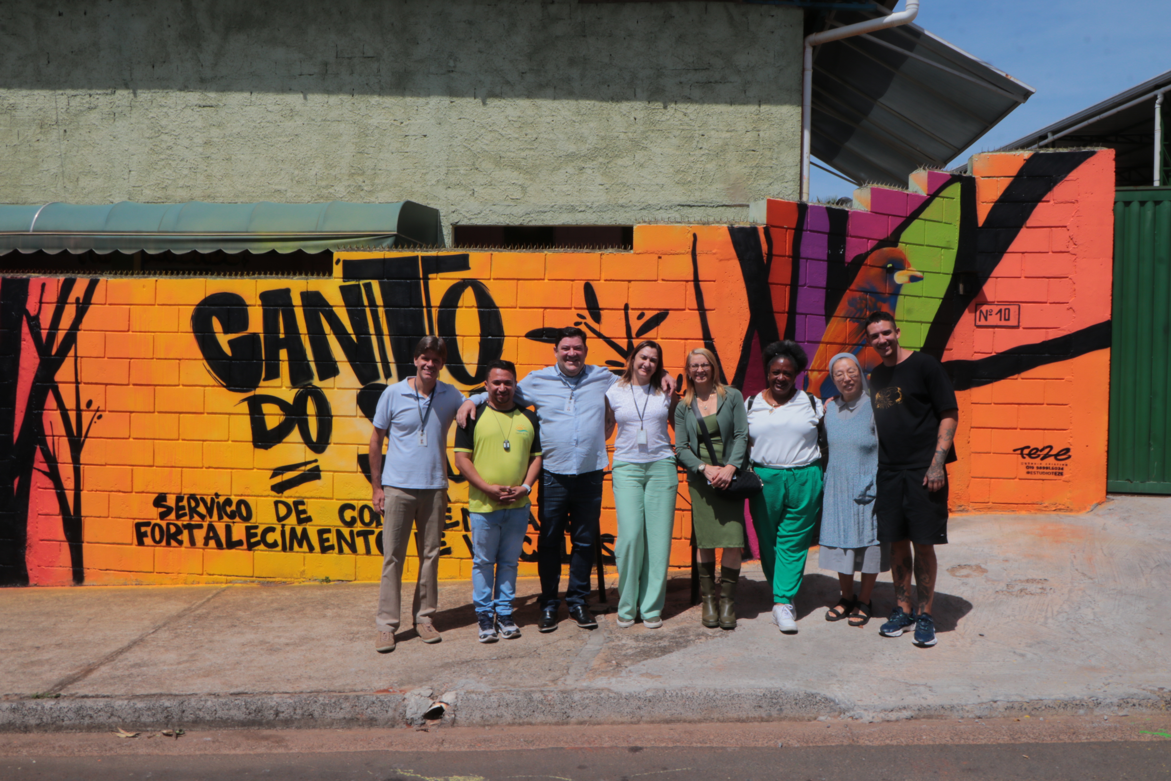 União das Secretarias de Cultura e do Clima viabilizou a pintura por meio de edital