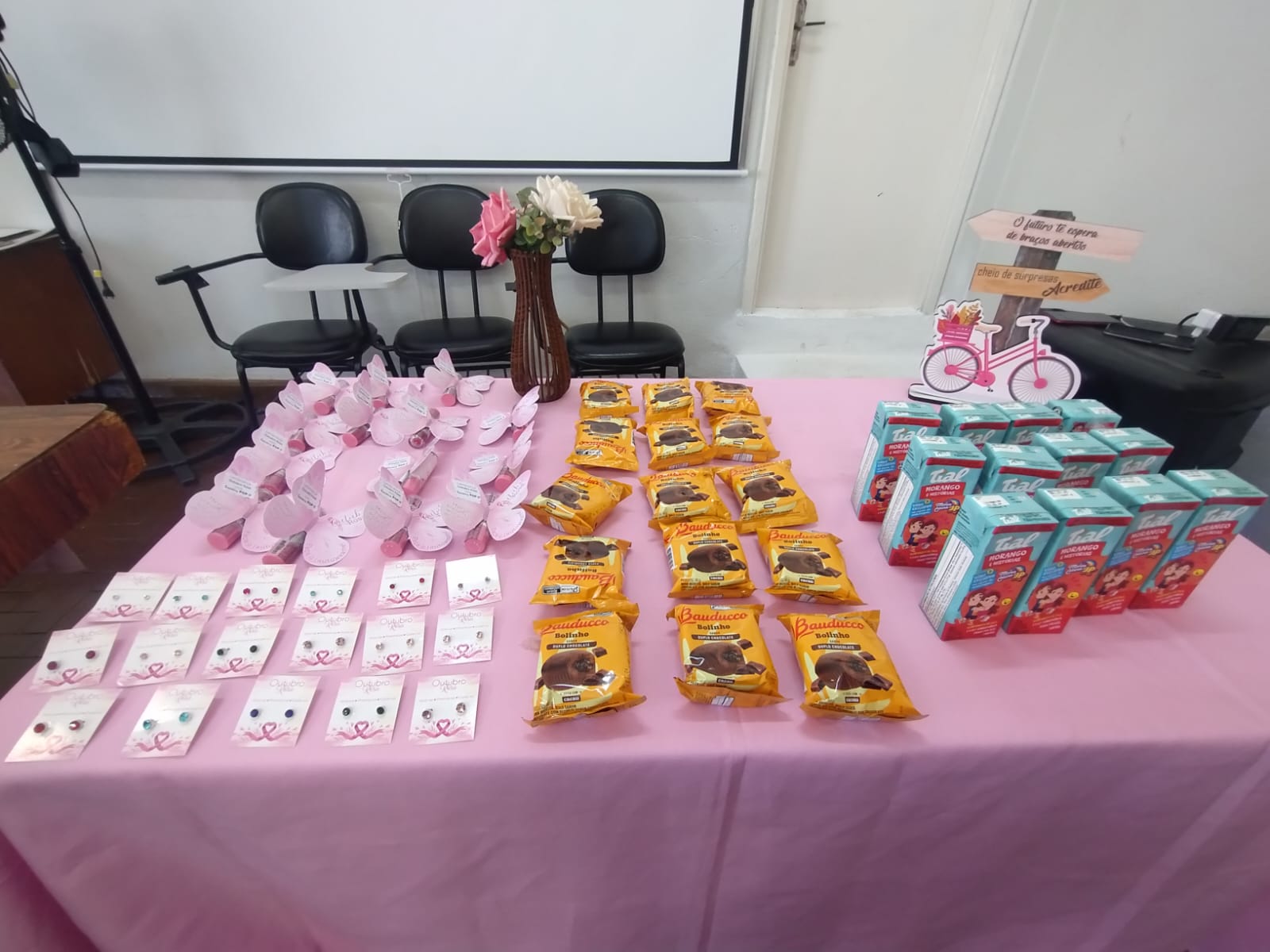 O lanche ao final das conversas reforçou o clima de acolhimento