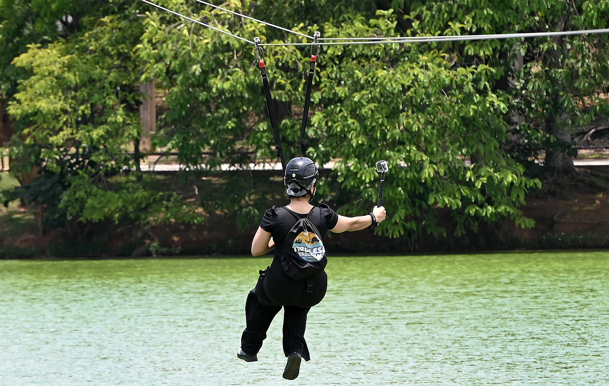 Tirolesa para quem gosta de se aventurar 