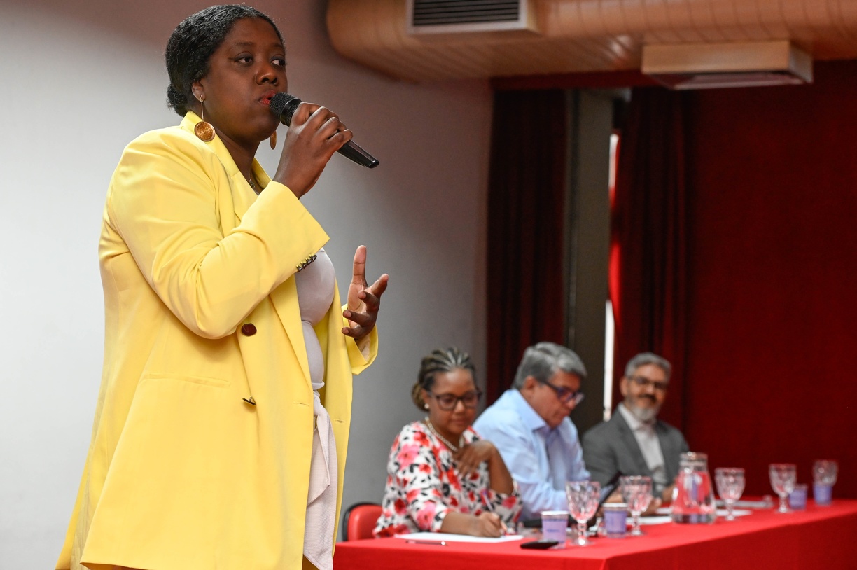 Rogério Capela A secretária Eliane Jocelaine destacou a importância da jornada para o letramento racial