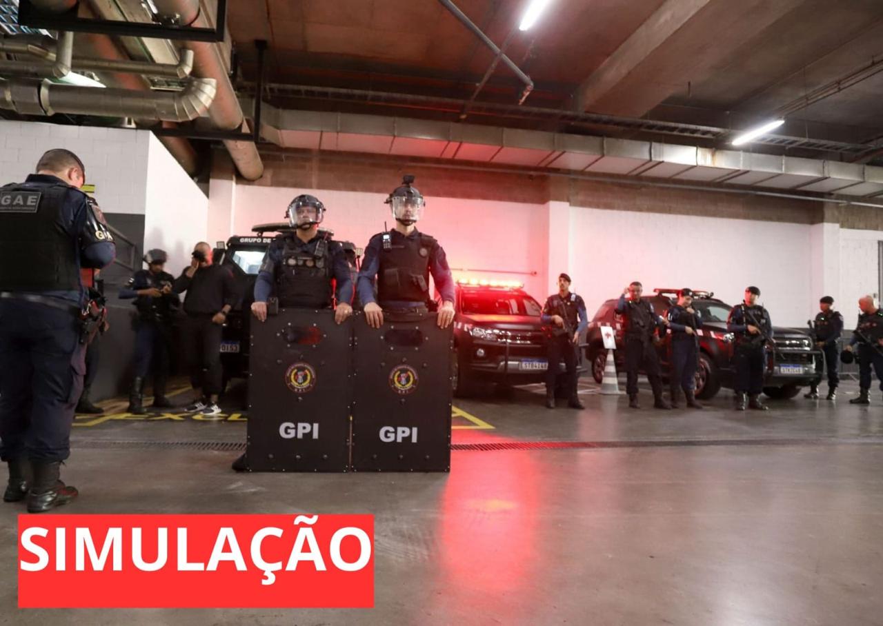 Equipes da Superintendência de Ações Especiais (SAE) e do Grupo de Pronta Intervenção (GPI) participaram