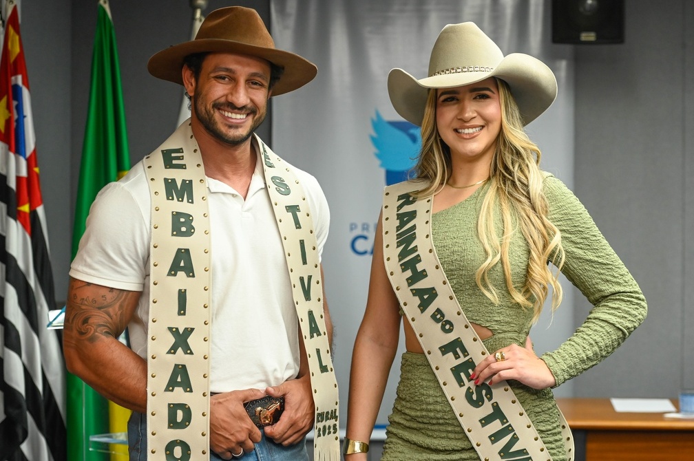 Rogério Capela Os grandes vencedores da festa: Rainha e Embaixador do 3º Festival Campinas Rural