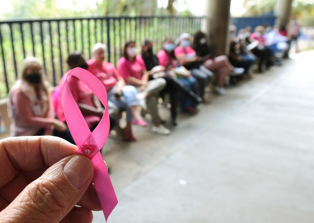 Carlos Bassan O laço rosa é símbolo da campanha e lembra que é fundamental fazer exames para se prevenir contra o câncer de mama