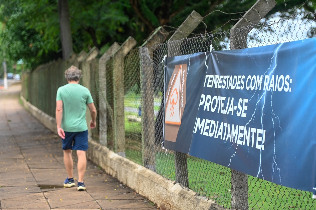 Lagoa do Taquaral é um dos parques fechados em decorrência do acumulado de chuvas nas últimas 72 horas