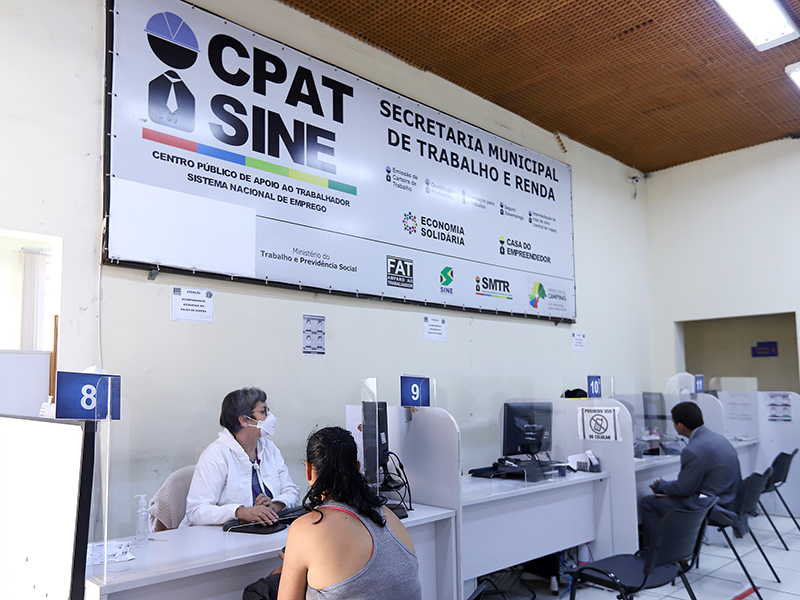 Inscrição pode ser feita no CPAT, com agendamento prévio, ou pela internet, no chat https://cpat.campinas.sp.gov.br/