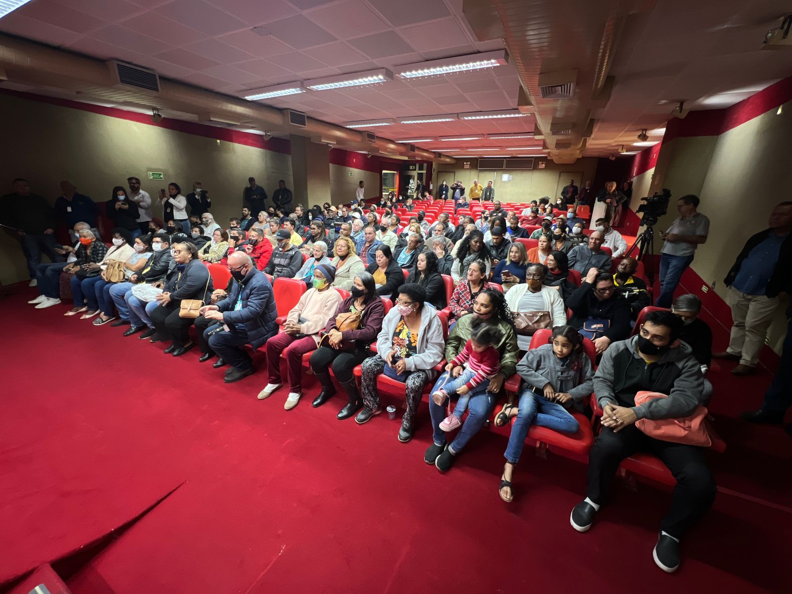 Público que veio ao Salão Vermelho ficou emocionado