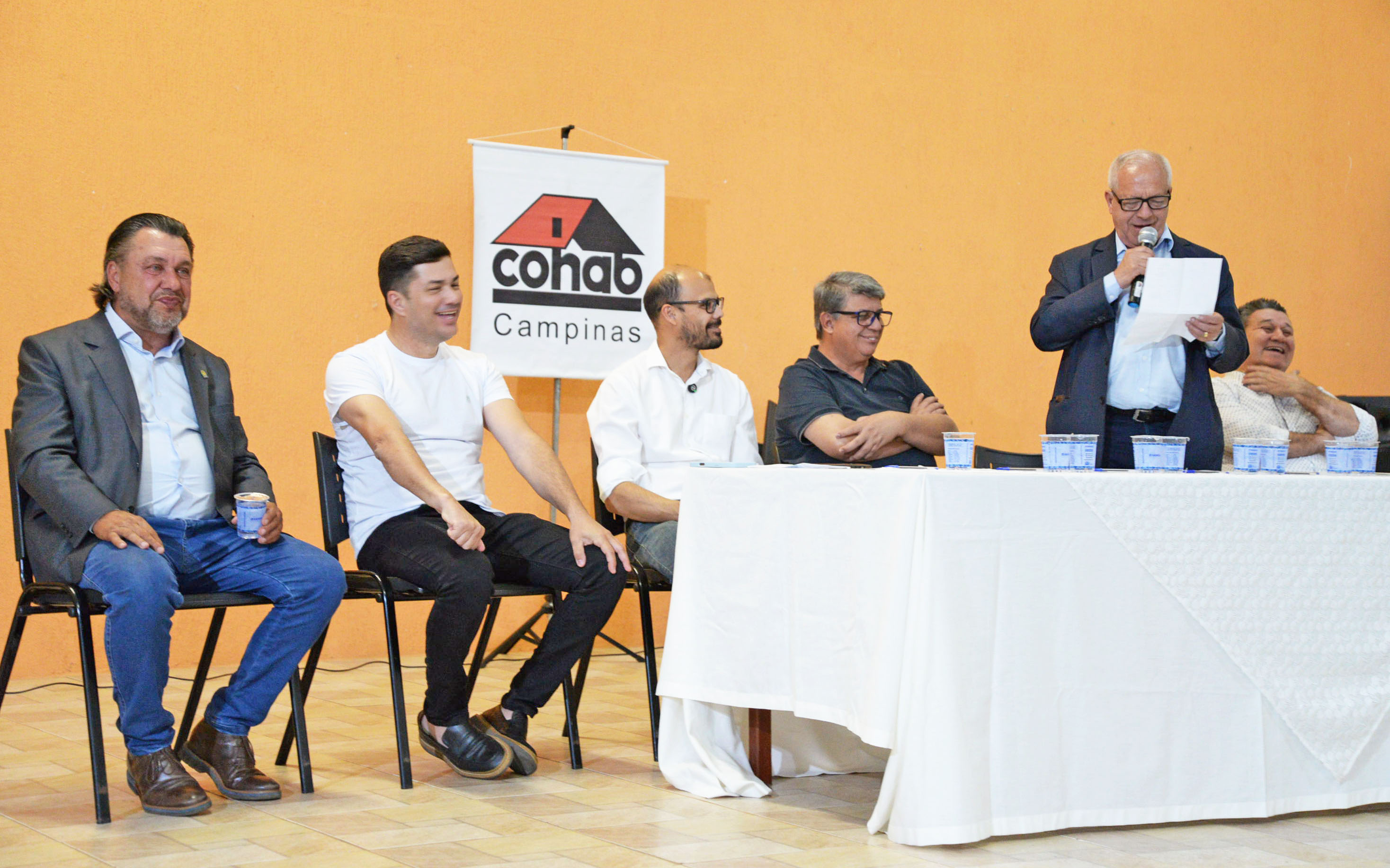 Toninho de Oliveira/PMC Cerimônia contou com a presença de autoridades municipais e da Cohab