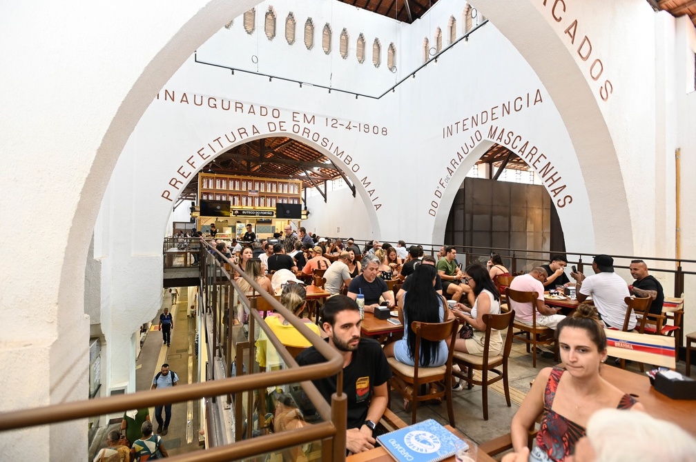 Mezanino é o grande destaque do novo Mercadão: mais movimento para o Centro