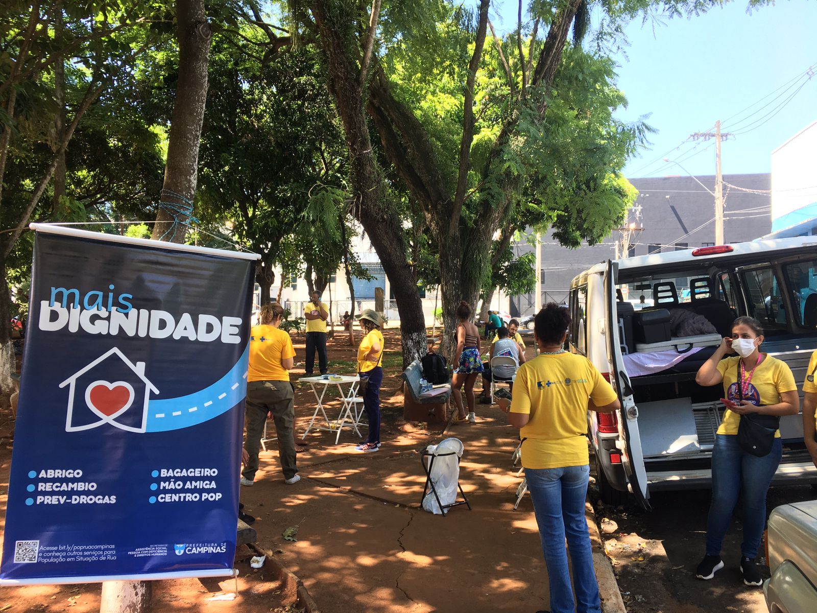 Divulgação/PMC Durante os 12 meses analisados, a média mensal de acolhimentos foi de 21,6 pessoas