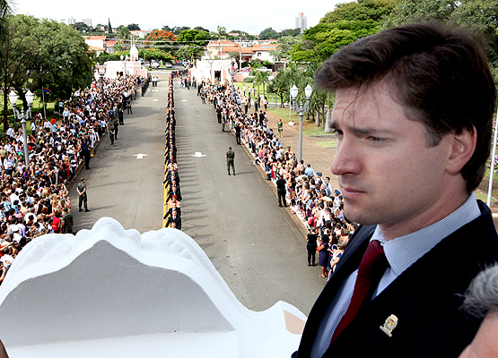 Henrique Magalhães Teixeira representou o prefeito no Exército