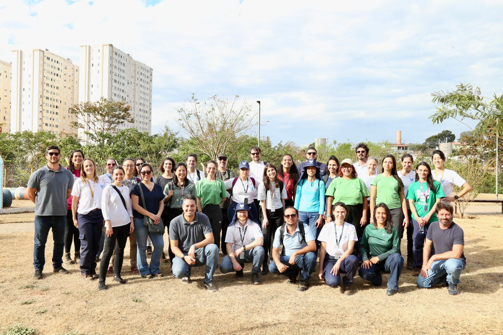 Divulgação Equipe da Seclimas, WRI Brasil, Cetesb e FJPO durante visita técnica às iniciativas de Soluções Baseadas na Natureza em Campinas