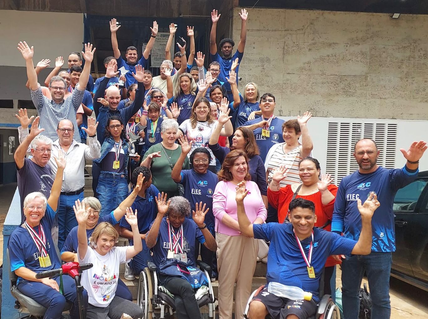 O secretário de Esporte e Lazer, Fernando Vanin, recebeu a delegação campineira