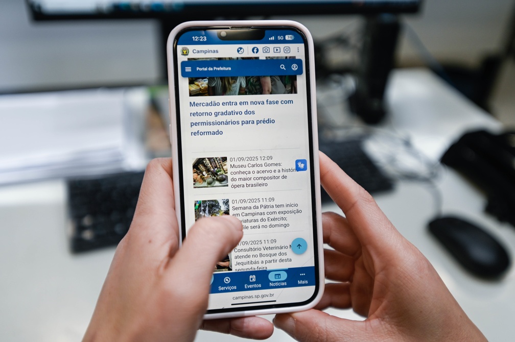 Rogério Capela Novo portal também é acessível por dispositivos móveis