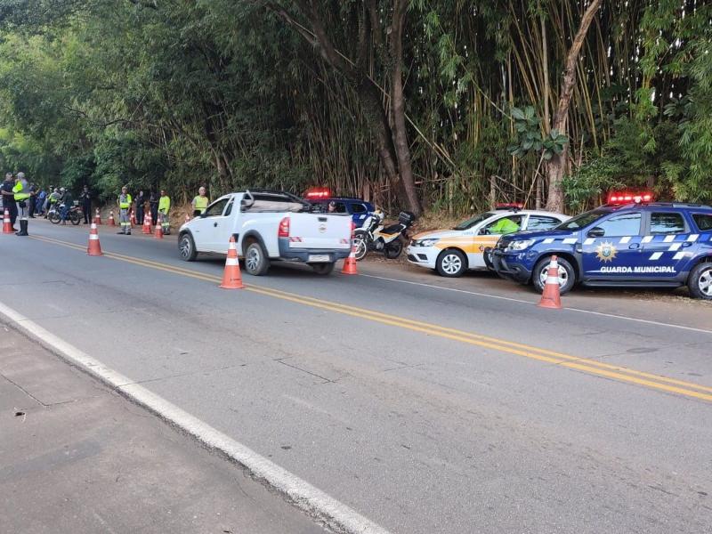 Operação na estrada da Rhodia foi nesta quinta-feira, 14 de março