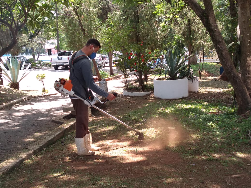 Foi realizado mutirão de limpeza nos cemitérios públicos