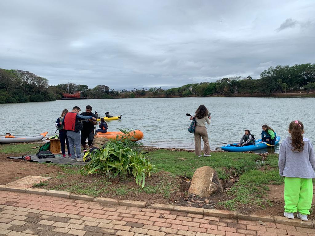 A Canoagem teve mais de 600 participantes na Lagoa do Taquaral