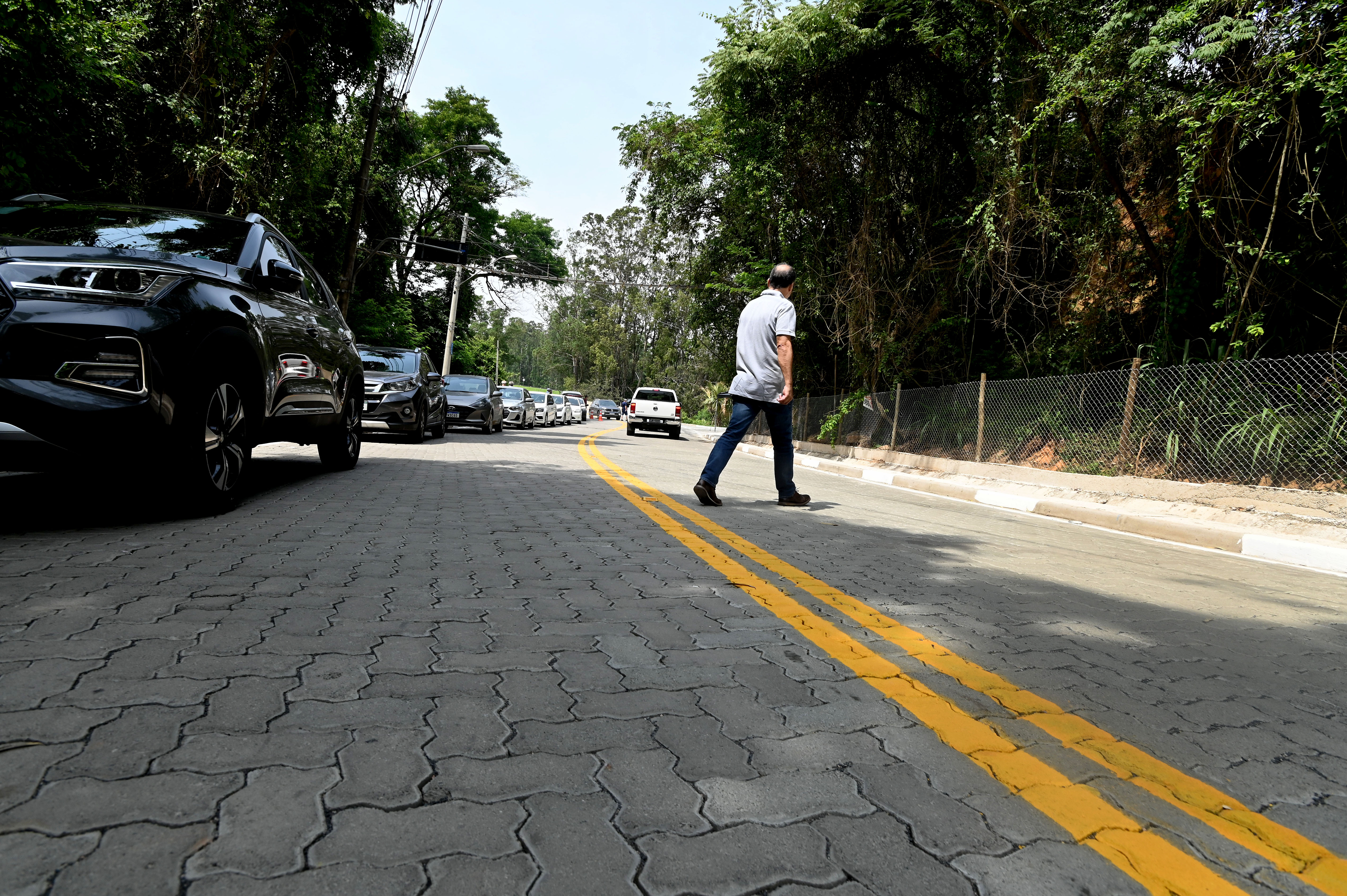 Piso intertravado garante a permeabilização do solo 