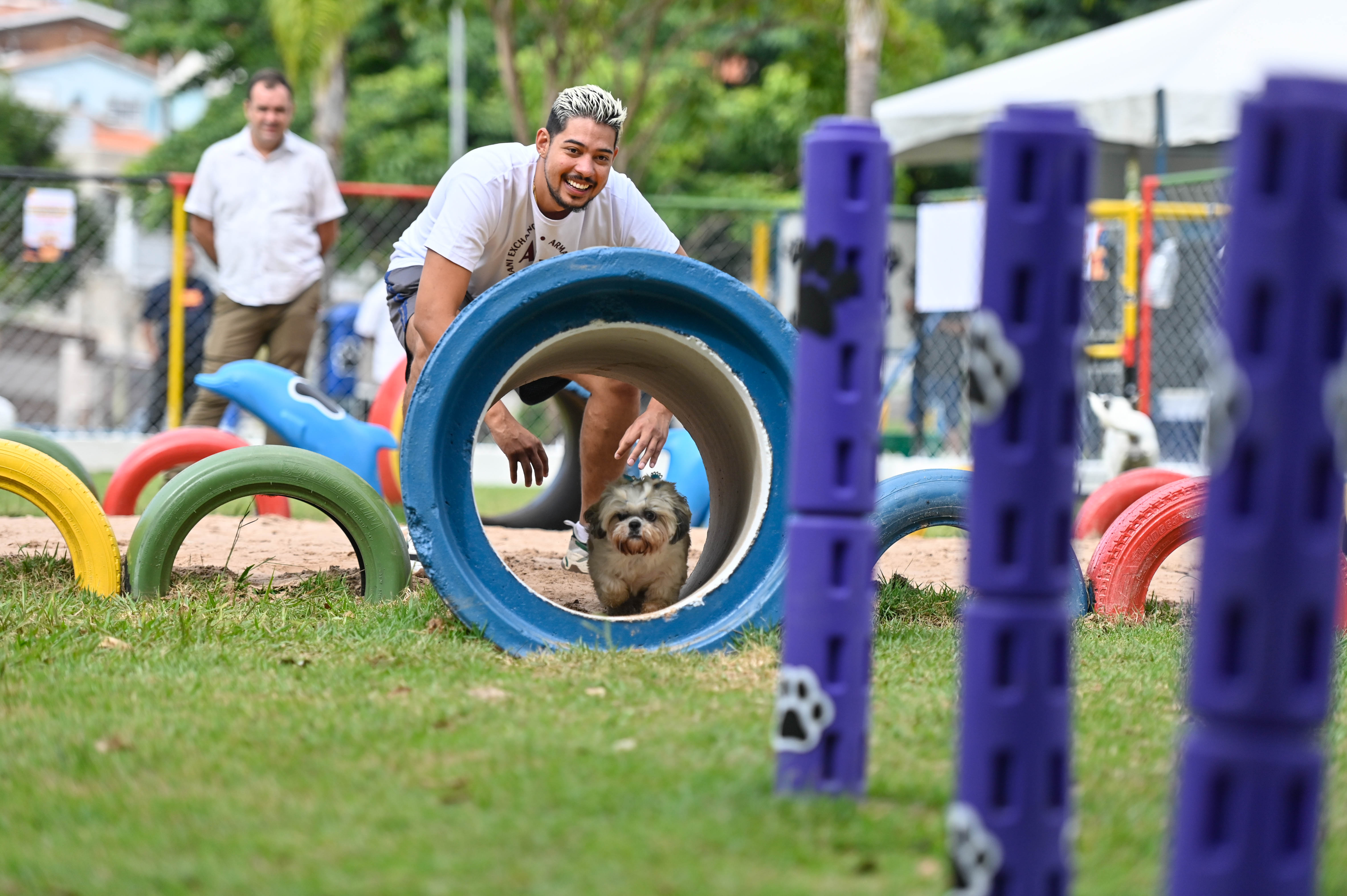 No Jardim São Gabriel, os pets já podem aproveitar o Parcão