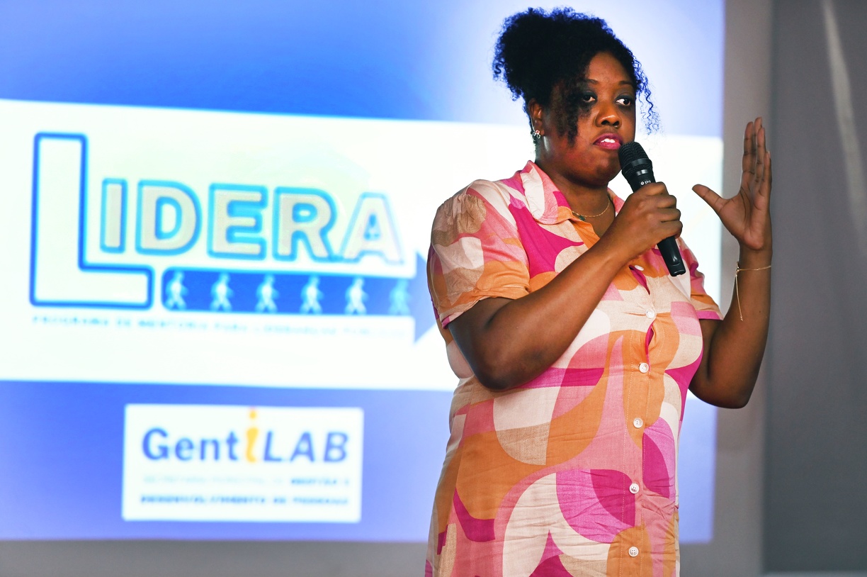 Eliane Jocelaine destacou política de inclusão do Lidera, com reserva de vagas para pessoas pretas ou pardas, PcDs  e trans