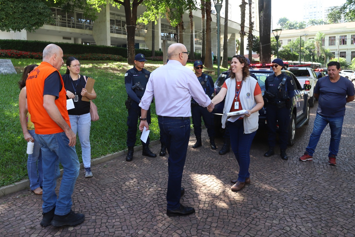 Prefeito Dário Saadi acompanhou início de atividades do GRU em Campinas nesta quinta