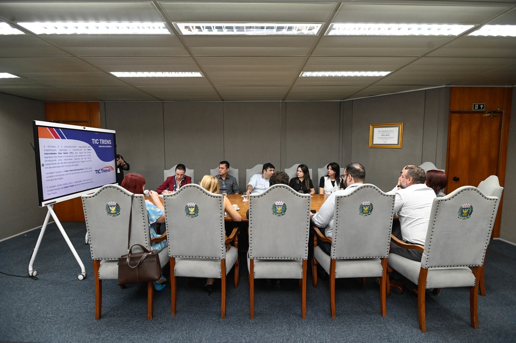 Rogério Capela Equipe apresentou andamento do projeto do TIC
