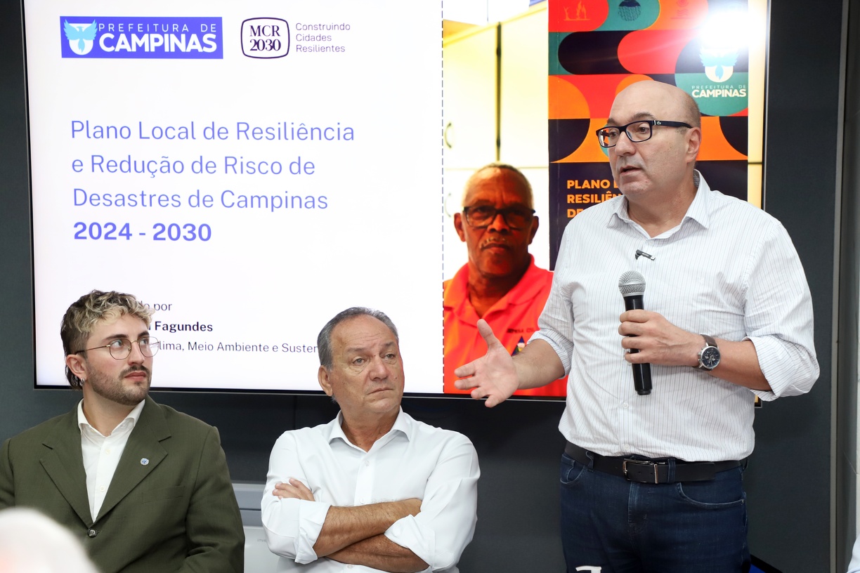 Fernanda Sunega Prefeito Dário afirmou que documento prepara a cidade para reduzir o risco de desastres